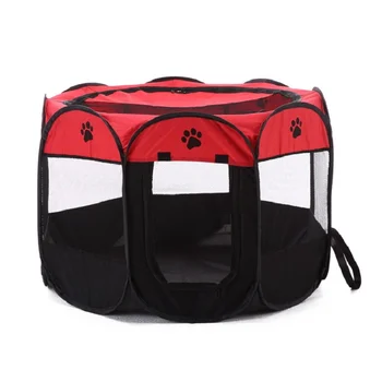 

Pet Playpen Dog Puppy Playpen With 8 Panel Foldable Pet Dog Tent Octagonal Pet Cat Fence Dog Conveyor Cage For Indoor Outdoor