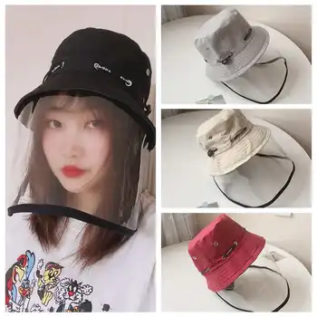 

Multi-function Protective Cap Anti Infection Protective Hat Eye Protection Anti-fog Windproof Hat Anti-saliva Face Cover Cap