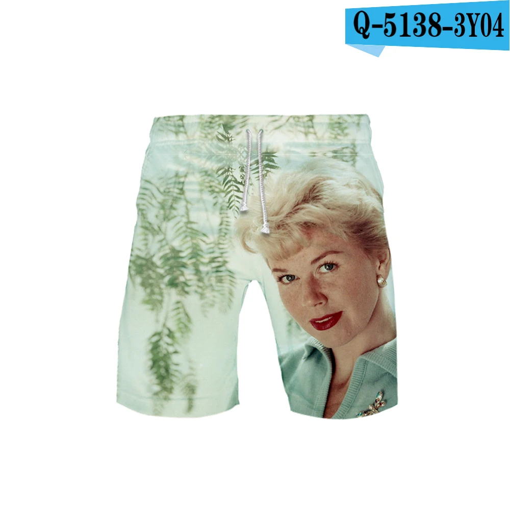 Doris Day 3D стиль летние мужские модные трендовые шорты для отдыха крутые Kpop Популярные уличные летние шорты - Цвет: As shown
