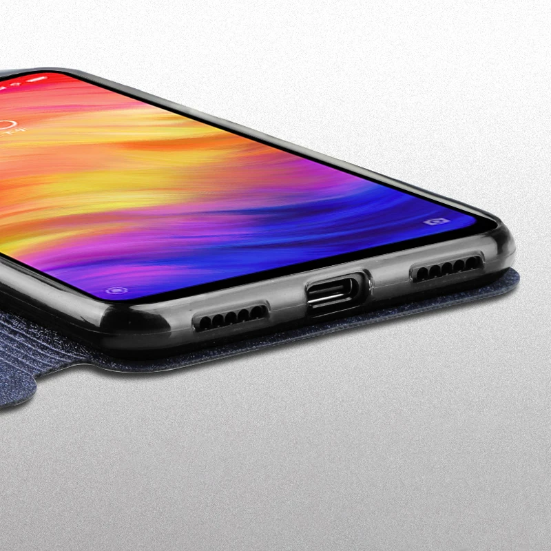 Для Xiaomi redmi note 8 чехол силиконовый Флип кожаный MOFI для Xiaomi redmi note 8 pro Чехол redmi note 8 pro Чехол global
