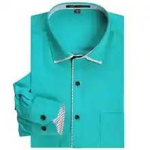 Брендовые однотонные мужские рубашки из бамбукового волокна с длинными рукавами хлопковые мягкие удобные повседневные мужские рубашки с карманом