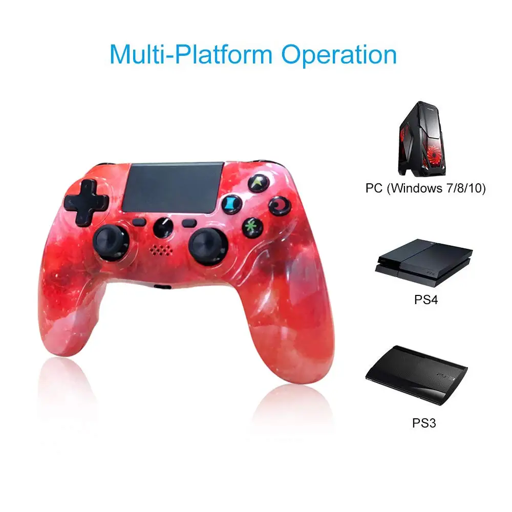 Геймпад K ISHAKO Manette PS4 с двойной вибрацией игровой джойстик 4 беспроводной