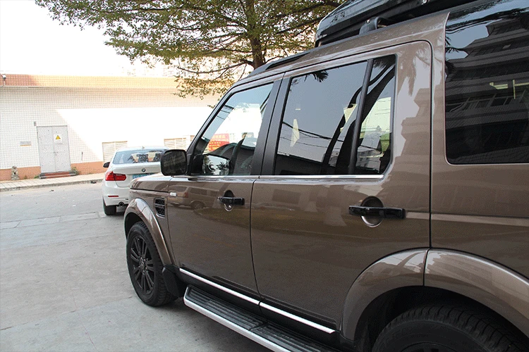 Для Land Rover LR4 Дискавери 4 2010 2011 2012 2013 из нержавеющей стали наружный автомобильный нижний подоконник планки 4 шт./компл