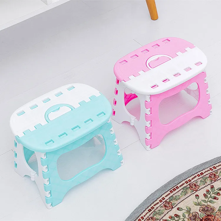 

Large Size Plastic Simplicity Folding Stool Bathroom Small Bench Children Adult Outdoor Portable Folding Fishing Stool