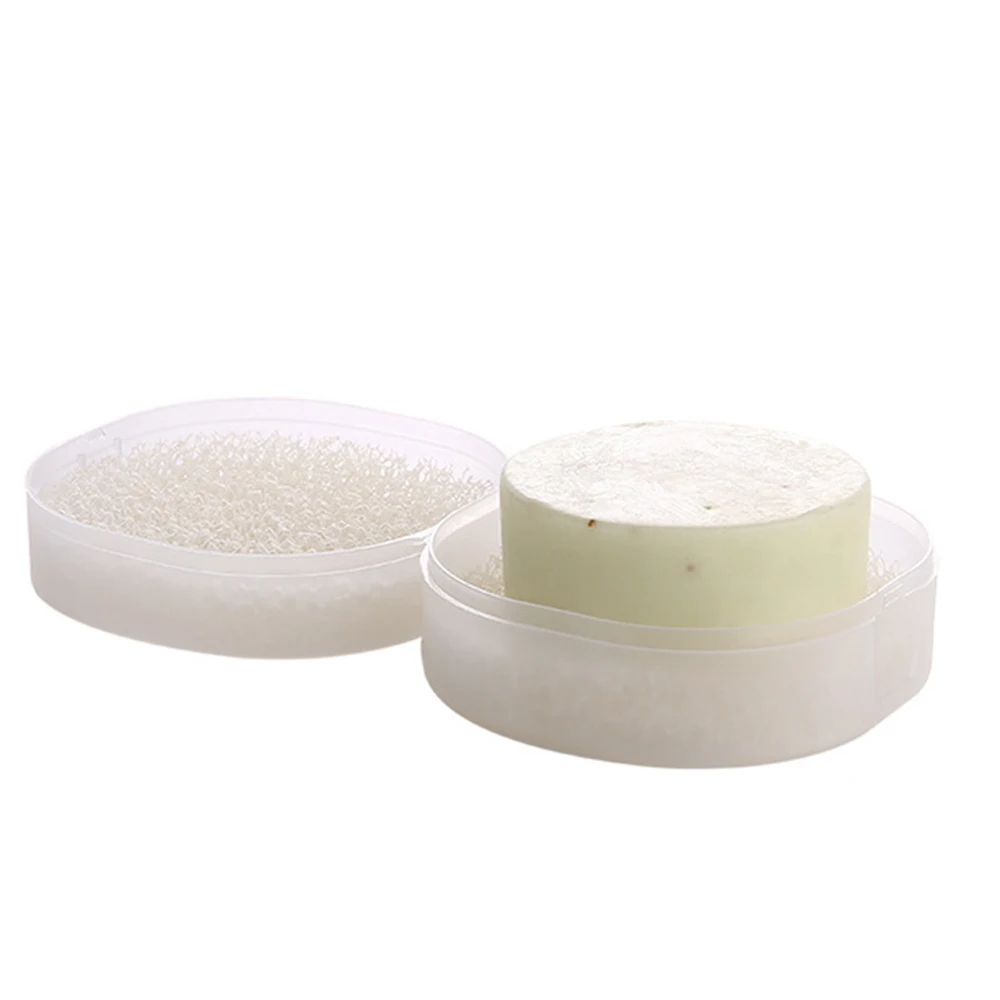 1PC Simple Draining Holder Portable Soap Dish Plastic Soap Container Simple Style Soap Box Bathroom Accessories for Family