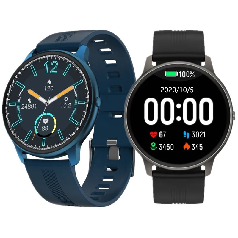 US $29.44 2021 New Smart Watch Man Heart Rate Monitor IP68 Waterproof Fitness Tracker Wristwatch Custom Faces Play Music Smartwatch Women
