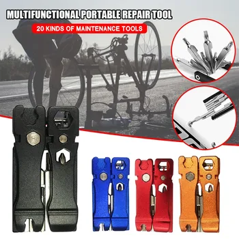 

20 in 1 Hex Key Screwdriver Wrench Bicycle Bike Tools Multi Repair Tool Kit Set Multi-function tools accesorios para bicicleta #