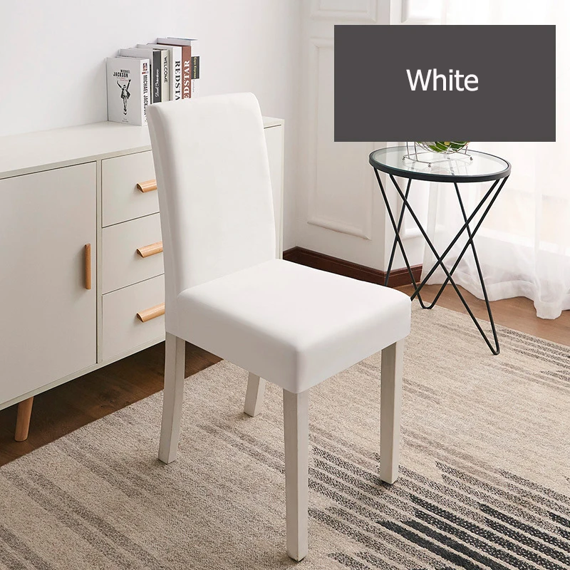 1/2/4/6 шт. Чехол для стула из полиэстера ткань стрейч Чехлы обеденного отеля