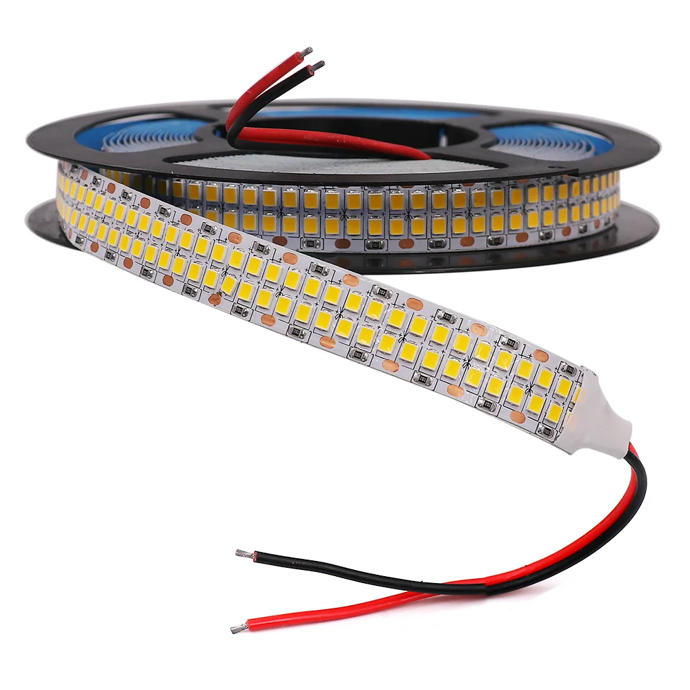 

2835 LED Strip Light 5M 12V 24V LED Tape Light 120/240/480LEDs/m Waterproof Ribbon Diode Warm White 3000K White Light luces led