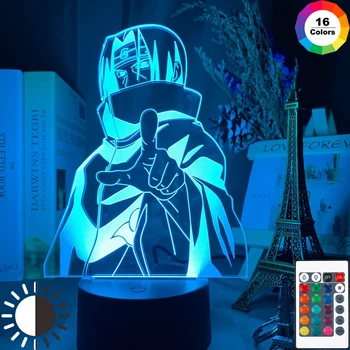 

Anime Naruto 3d Lamp Itachi Uchiha Figure Nightlight for Child Bedroom Decor Cool Birthday Gift Colorful Led Night Light Itachi
