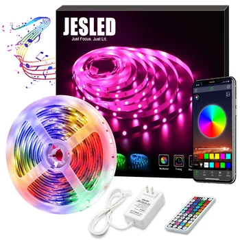 

RGB Led Strip 24V 5050SMD LED Light Strip DC 12V 5M 10M Tape Diode Bluetooth RF Music Remote Control Living Room DIY Decorative