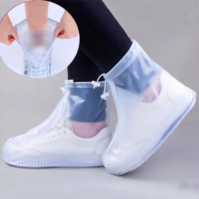 Couvre-chaussures en silicone imperméable, unisexe, protège-chaussures,  bottes de pluie, intérieur, extérieur, réutilisable - AliExpress