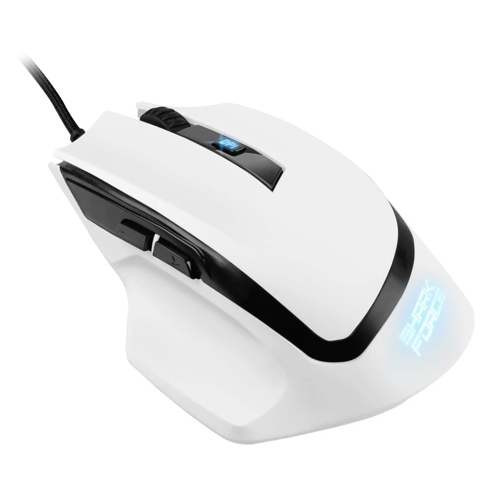 Mouse Sharkoon Shark Force Optical, 1600 dpi, USB, Backlight