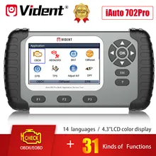 VIDENT iAuto702 Pro 702Pro OBD2 Automotive Scanner ABS SRS DPF Oil Reset TPMS SAS Injector BRT Gear Learning Car Diagnostic Tool