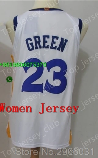 for Women A+++ качество для взрослых женщин#11 Клай Томпсон 23 драймон Грин 0 demarus Cousins 9 Andre Iguodala Jersey Golden State - Цвет: for Women