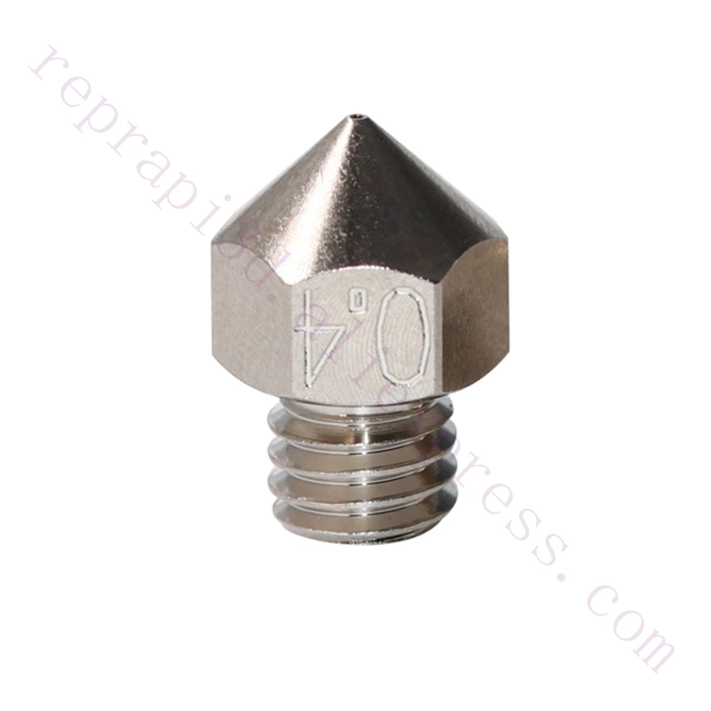 

1pcs MK8 Plated Wear Resistant Nozzle Plated Copper Durable non-stick for Creality CR-10 Ender 3 Ender 5 CraftBot BQ 3D Printer