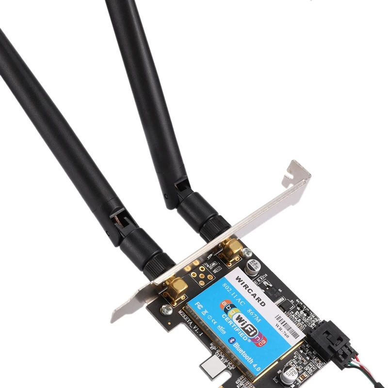 WIRCARD для Intel 7260AC PCIE-1X интерфейс 867M+ 4,0 Bluetooth два-в-одном беспроводная сетевая карта