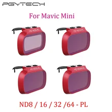 PGYTECH Mavic Мини профессиональный набор фильтров для объективов ND8/16/32/64-PL ND8/16/32/64 для DJI Mavic мини-Дрон аксессуары
