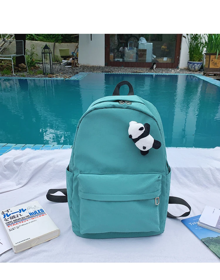 Waterproof School Backpack Durable Nylon Girl's Schoolbag Satchel for Teenagers Student's Backpack Primary School Book Bags 4849