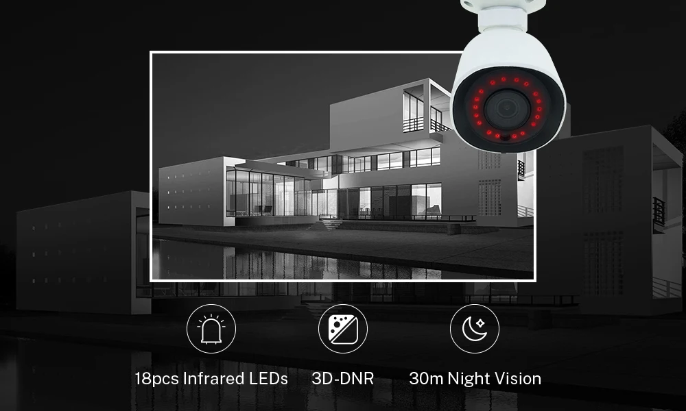 MOVOLS 4K Ultra HD система видеонаблюдения 8CH H.265 DVR 8MP 8 шт. камера безопасности Система ИК ночного видения водонепроницаемый комплект видеонаблюдения
