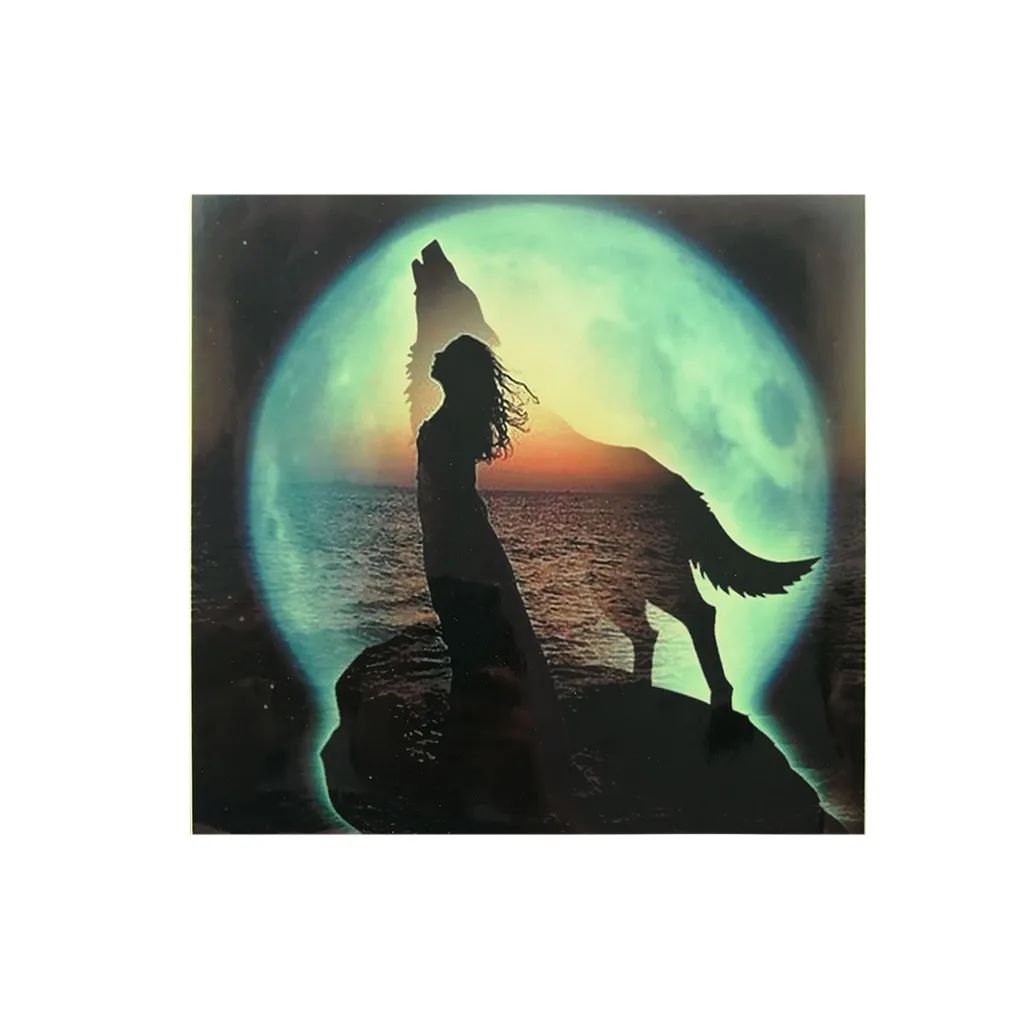 

wall sticker room decoration Wolf Luminous Wall Sticker Glow In The Dark Home Decor Stickers Room Wall Decal naklejki na sciane