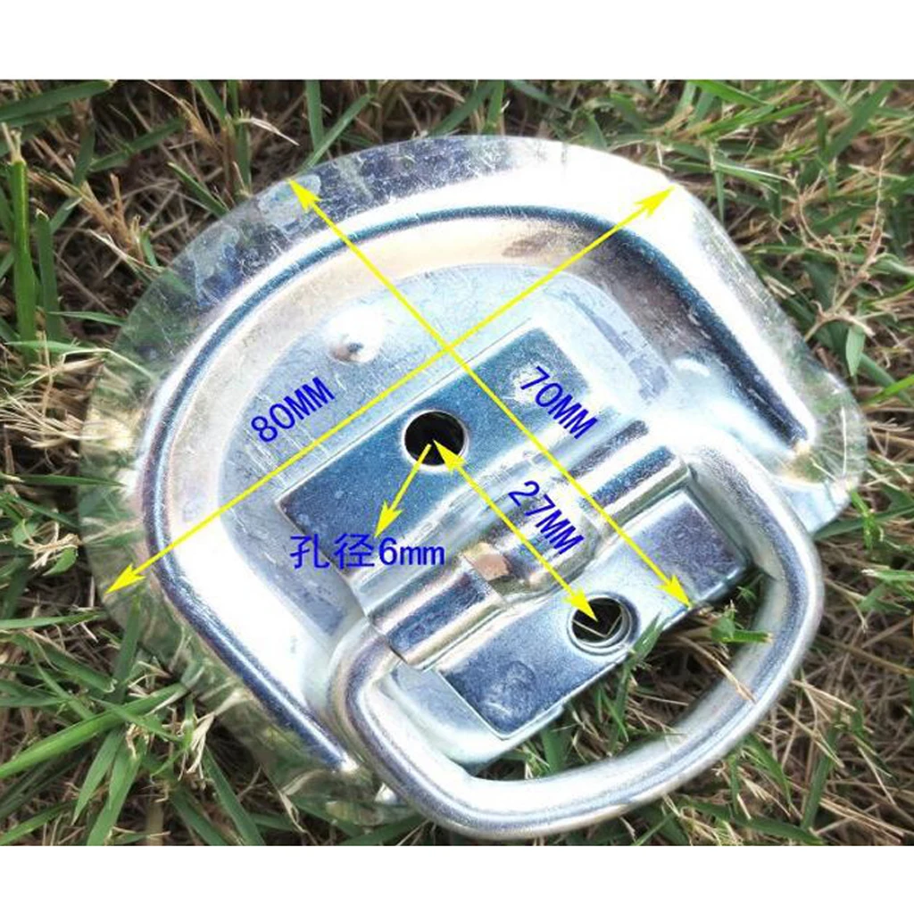 D Ring Weld On Tie Down Anchor with Recessed Pan Heavy Duty Flatbed Truck Trailer Chain Ratchet Strap Cargo
