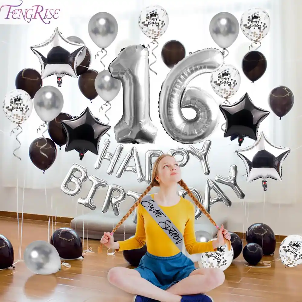 الحلو 16 حفلة عيد ميلاد الديكور فتاة حفلة عيد بالون أدوات المائدة صور الحلو 16 حفلة عيد ميلاد الديكور فتاة حفلة عيد بالون أدوات المائدة صور