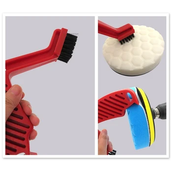 

Cleaning Brush Buffing Car Polishing Pads Cleaning Tools Remove Wax Residue Foam Pad Brush Buffing Pads Polishing Sponge Brushes
