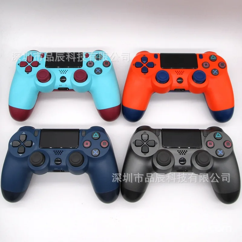 PS4 беспроводной джойстик PS4 беспроводная ручка PS4 Беспроводная вибрационная игровая ручка белый и синий черный и белый с рисунком