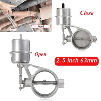 

2.5" 63mm Electronic Control Exhaust Valve Set Vacuum Open Close Style Pipe Stainless Steel With Wireless Remote Controller