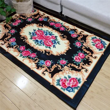 

American classical style carpet high-end sofa coffee table carpet Nordic bathroom living room luxury home bedroom bedside mat