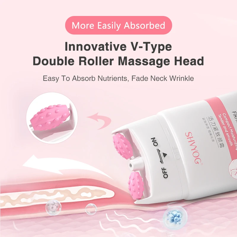 2020 Neck Cream Firming Anti Wrinkle Firming Skin Whitening Moisturizing Neck Serum Silicone Message Treatment Skin Neck Care