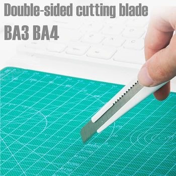 

A3 A4 PVC Cutting Mat Pad Patchwork DIY Tool Model Paper Double-sided Sculpture Blade Handmade Anti-slip Black Dot Cutting Pads