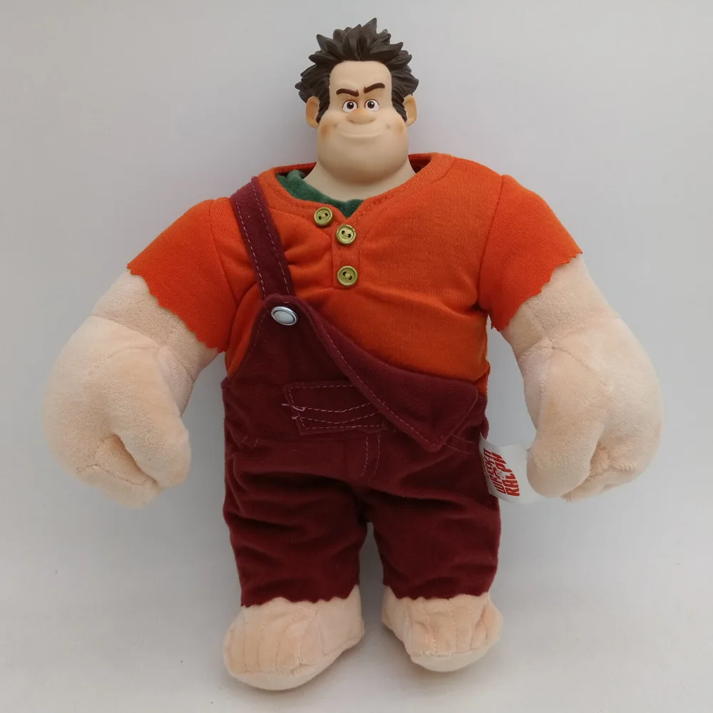 53cm Wreck It Ralph Plush Toy Ralph Stuffed Animals Plush Doll For Kids Christmas Gift - Цвет: Красный