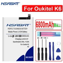 Аккумулятор HSABAT 6800mAh для Oukitel K6