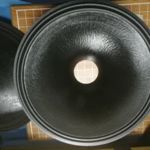 2 шт 1" 15 дюймов динамик 2 линии ткань объемный бумажный конус сабвуфер бас динамик громкий динамик(75,5 мм центральное отверстие) 103 мм высокий