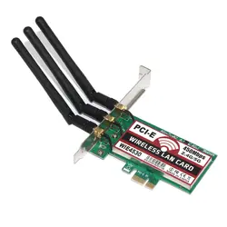 450 Мбит/с 2,4G 5G PCI-Express запасные аксессуары легко наносить Wifi адаптер настольный портативный, двухполосный компактный беспроводной внешний