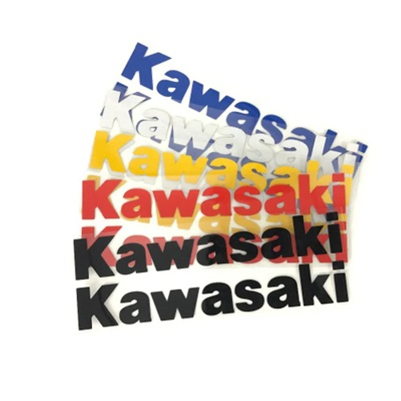 

2 pcs/set Motorcycle Refit Sticker Motorcycle Logo Personalized Decorative Reflective Decals for Kawasaki Motorcycle
