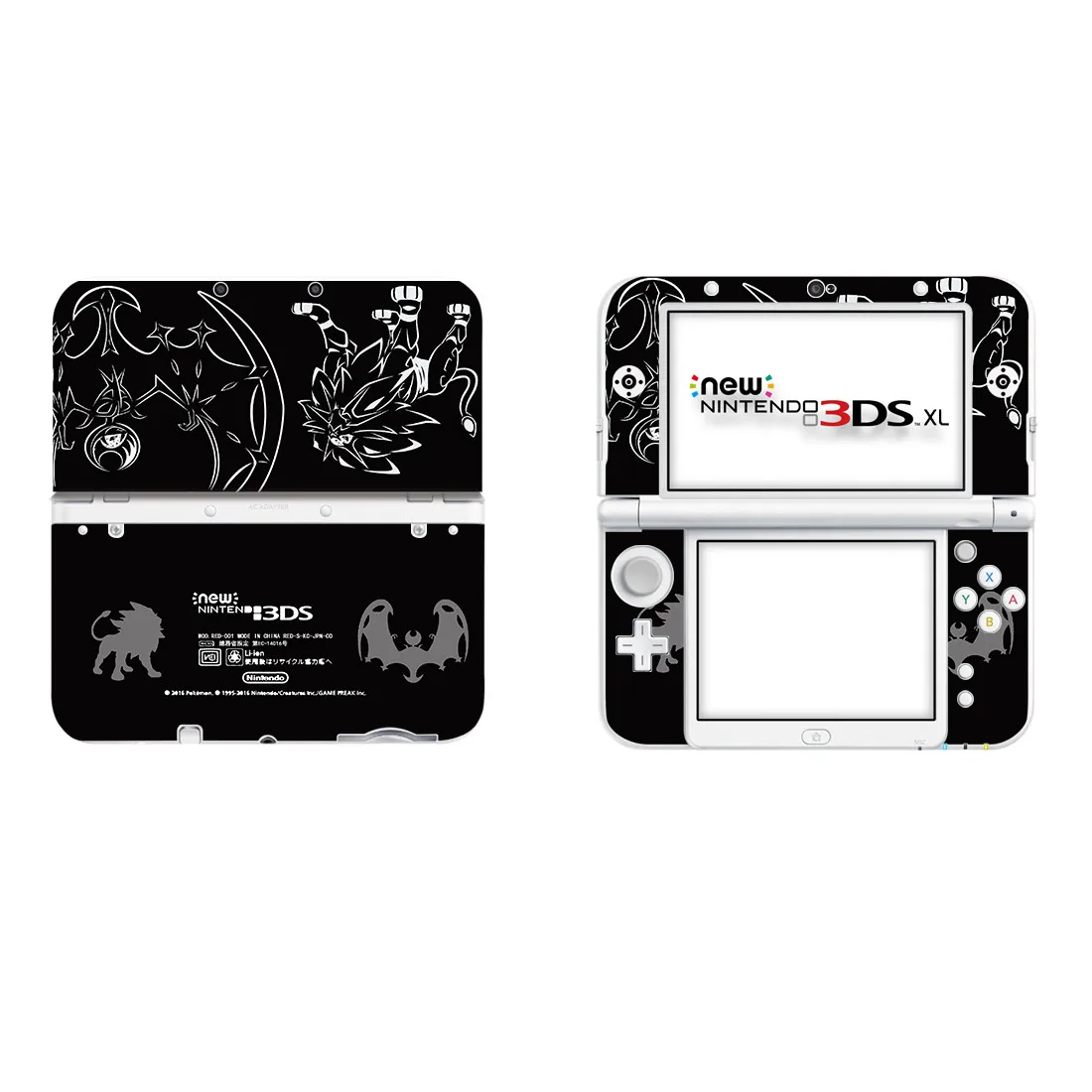 Pokemon Go Пикачу полное покрытие наклейка Кожа Наклейка для NEW 3DS XL Скины Наклейка s для NEW 3DS LL виниловая Защитная Наклейка