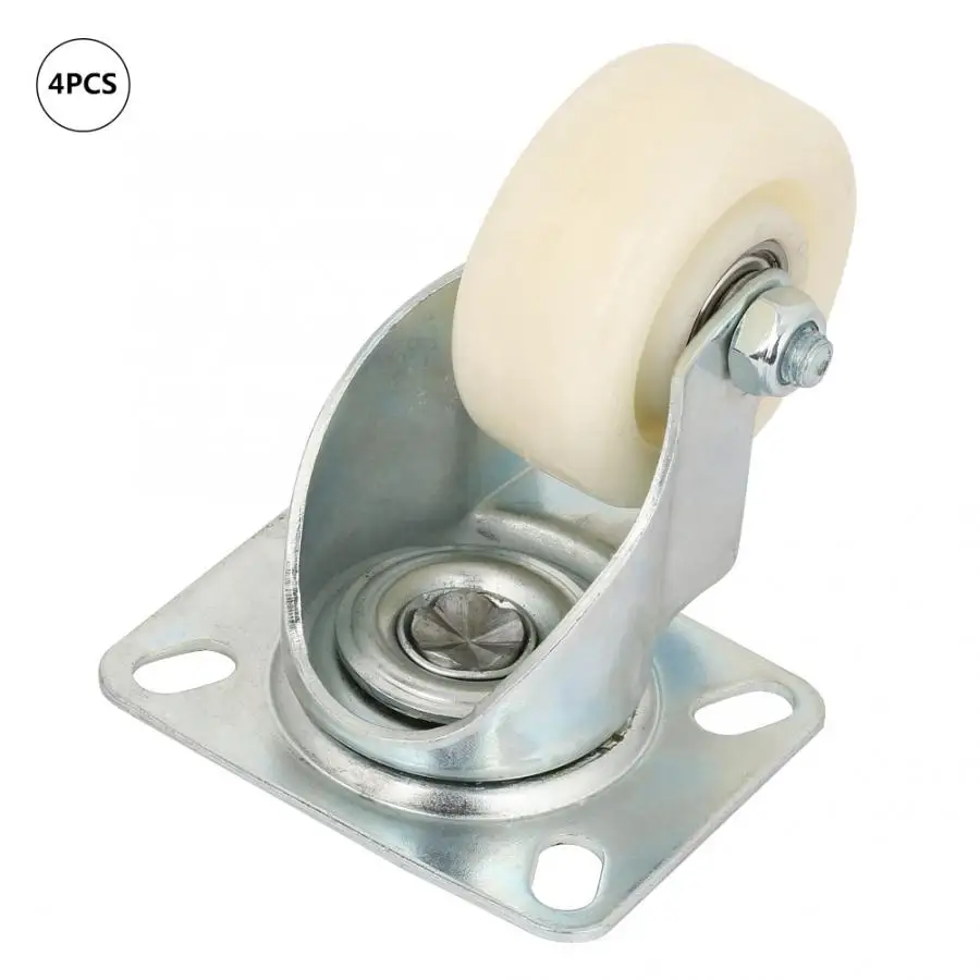 

4pcs 3Inch Furniture Wheels Universal Muted Swivel Medical Caster 250KG Heady Duty Wheel for Hospital Equipment Rubber Wheel