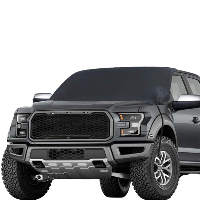 Car Windshield Snow Ice Cover, Windshield Snow Cover, Snow, Ice, Frost,UV Full Protection, Double Side Design Windshield Cover F