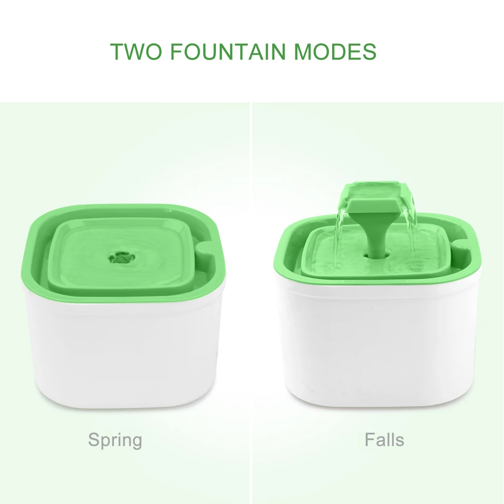 

Automatic Dog Water Fountain Pet Products Pet Water Fountain Square Nozzle UV Sterilize Power-off Protection Pet Water Feeder