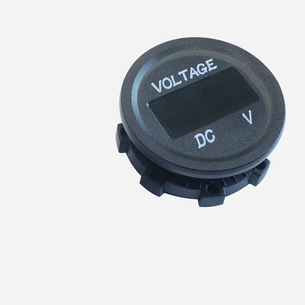 Творческий Лидер продаж товаров 12 V-24 V Автомобиль Мотоцикл светодиодный цифровой Дисплей вольтметр Водонепроницаемый измеритель могут поставляться напрямую