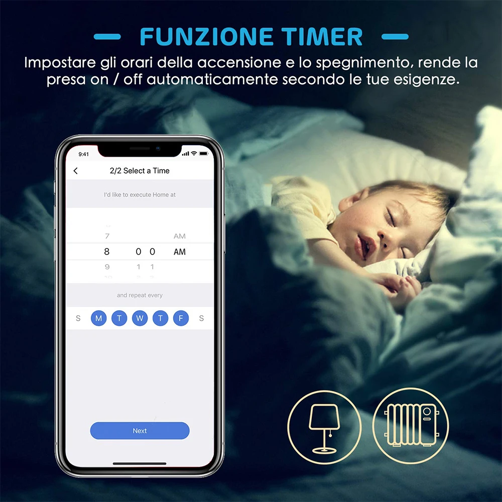 Умная розетка итальянская с Wi Fi для мониторинга мощности приложение Tuya Smart Life
