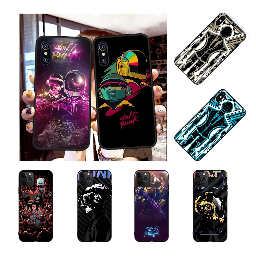 NBDRUICAI Daft панк черный ТПУ мягкий чехол для телефона iPhone 11 pro XS MAX 8 7 6 6S Plus X 5S SE XR |