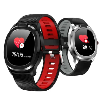 

T01 Fitness Smart Watch Men Women IP68 Waterproof Wristband Heart Rate ECG Monitor Smartwatch Weather Body Temperature Shown