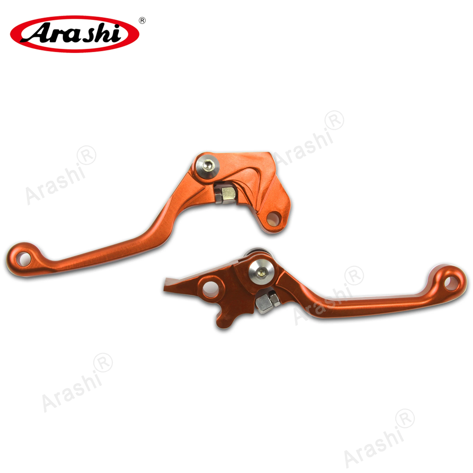Оранжевый Arashi 2 шт. CNC тормозные рычаги сцепления для HONDA XR 250 XR250 TORNADO XRE300 Сокол сцепление кроссового мотоцикла рычаг аксессуары для мотокросса - Цвет: Оранжевый