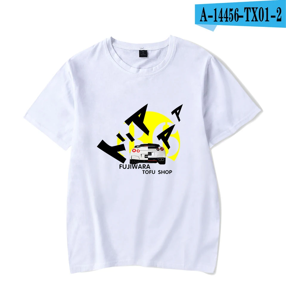 Movie Initial D футболка Fujiwara Tofu Shop TOYOTA AE86 Футболка с принтом для мужчин и женщин Harajuku модная футболка для любителей автомобилей - Цвет: white