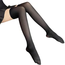 

New Sexy Medias Black White Velvet Long Socks Thigh High Women Stockings Over Knee Girls Cosplay Stocking Ladies Warm Knee Socks