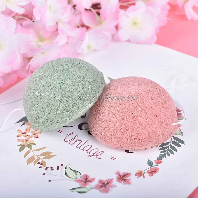 Makeup Konjac Sponge Exfoliator Cleanse Konjac Sponge Natural Konjac Konnyaku Puff Face Wash Cleaning Sponge 5